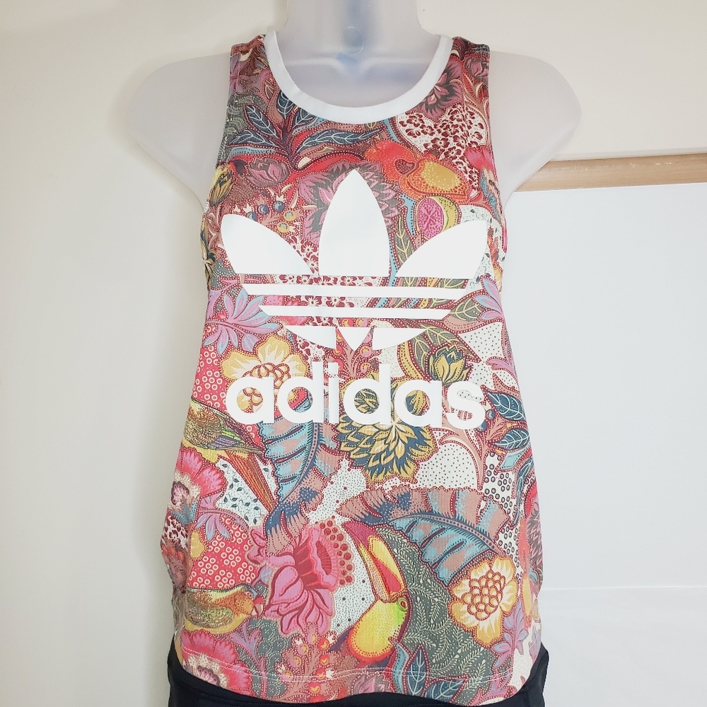 Adidas Fugiprabali Farm Tank Top Multicolor Floral XS